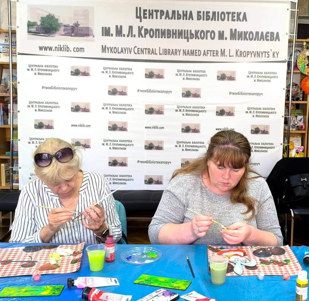 У Центральній бібліотеці ім. Марка Кропивницького відбувся творчий майстер-клас «Зайченя»