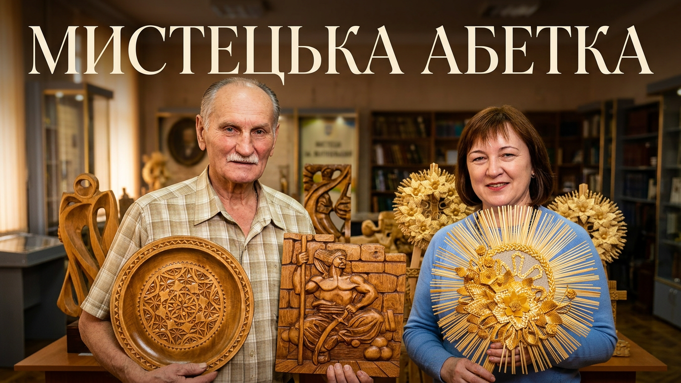 Експозиція «Різьблення & Соломоплетіння» виставкового проєкту «Мистецька абетка»